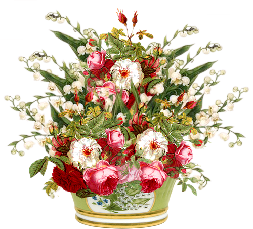 Soufflet Mural Vintage En Porcelaine - Déco Années 60 Avec Fleurs Séchées