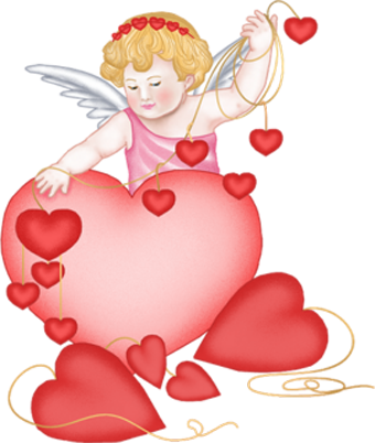 Modèle Avec Cupidon Et Coeur. Papier Cadeau. La Saint Valentin Clip Art  Libres De Droits, Svg, Vecteurs Et Illustration. Image 69467754